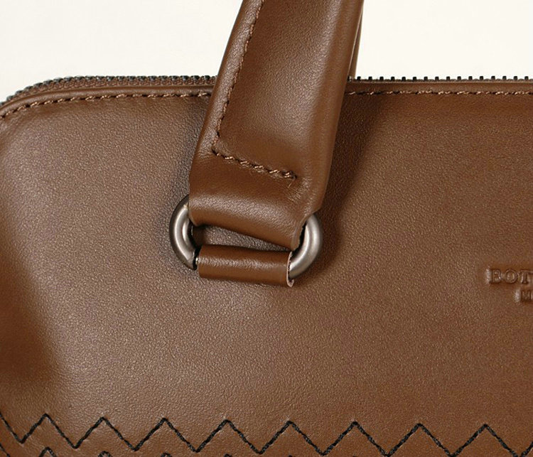 Bottega Veneta intrecciato VN tote 1153068-1 black&khaki